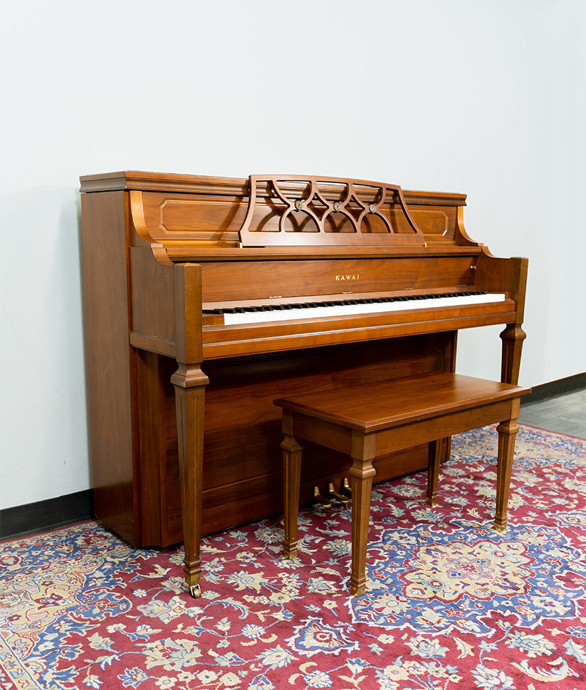 Kawai 801-I Upright Piano Walnut SN: K890064