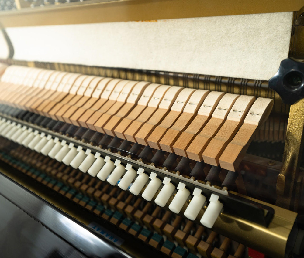 Yamaha 48 MX100A Upright Piano Polished Ebony SN: 4484285