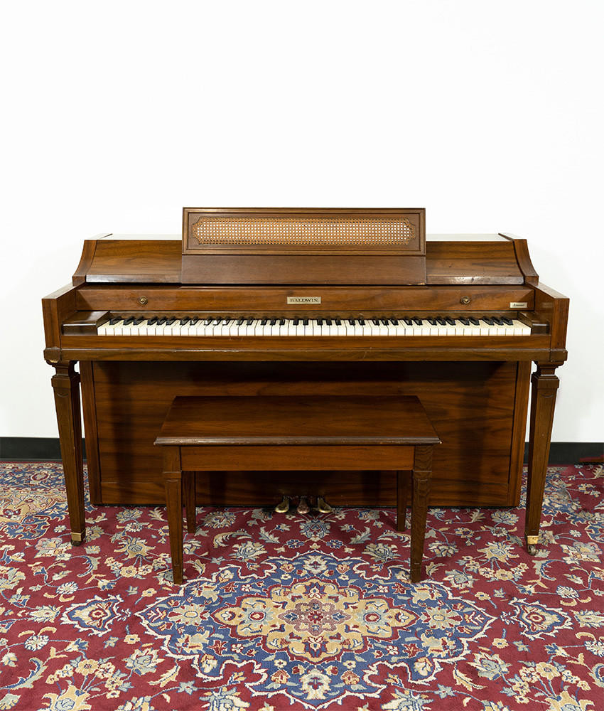 Baldwin Aerosonic Upright Piano Satin Mahogany |SN: 837414