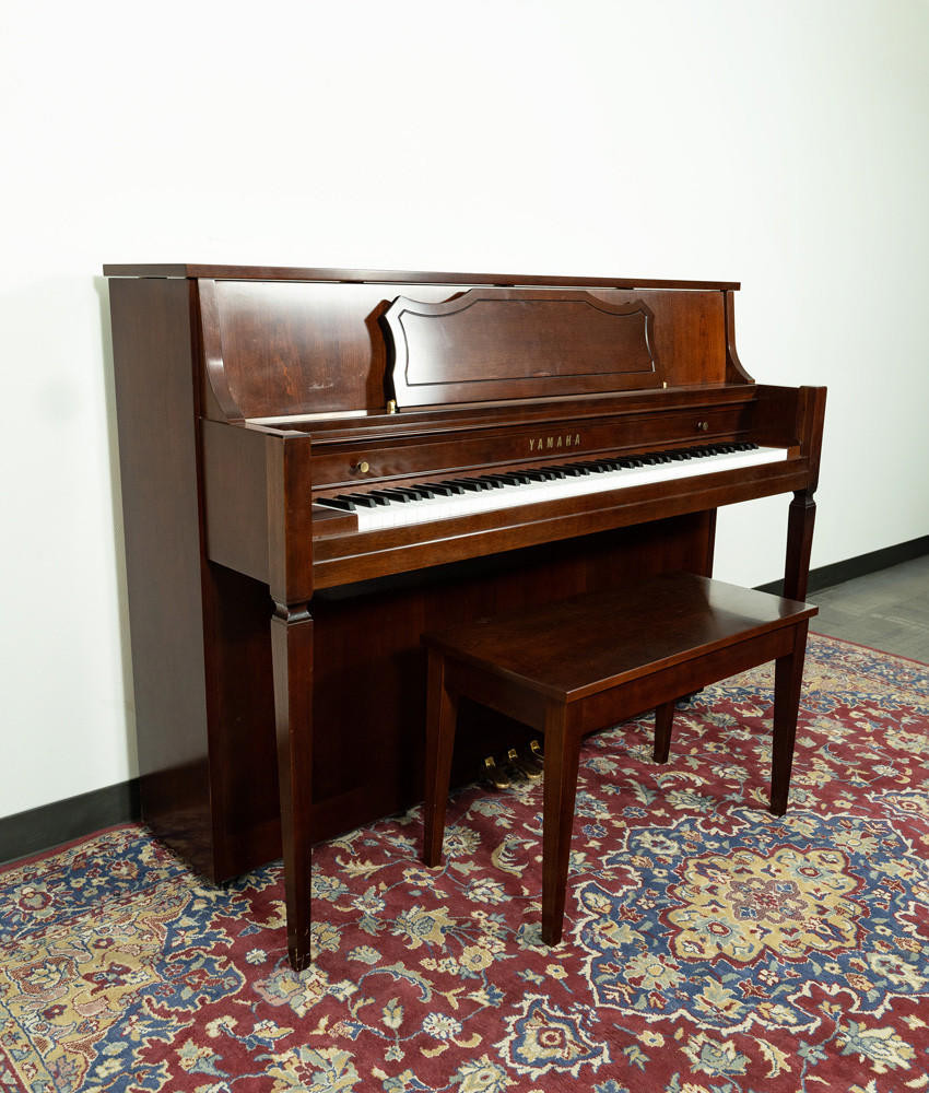 Yamaha M460BC Console Upright Piano Satin Mahogany SN: 0084913