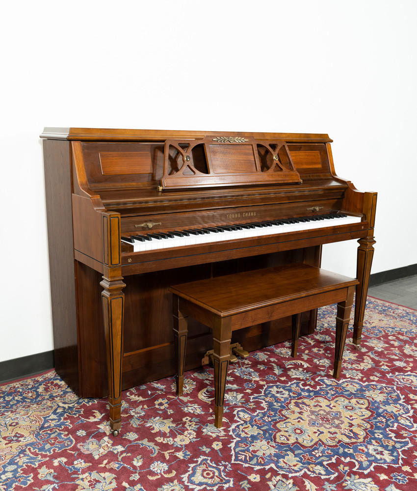 Young Chang F-110 Upright Piano Mahogany SN: 1828164