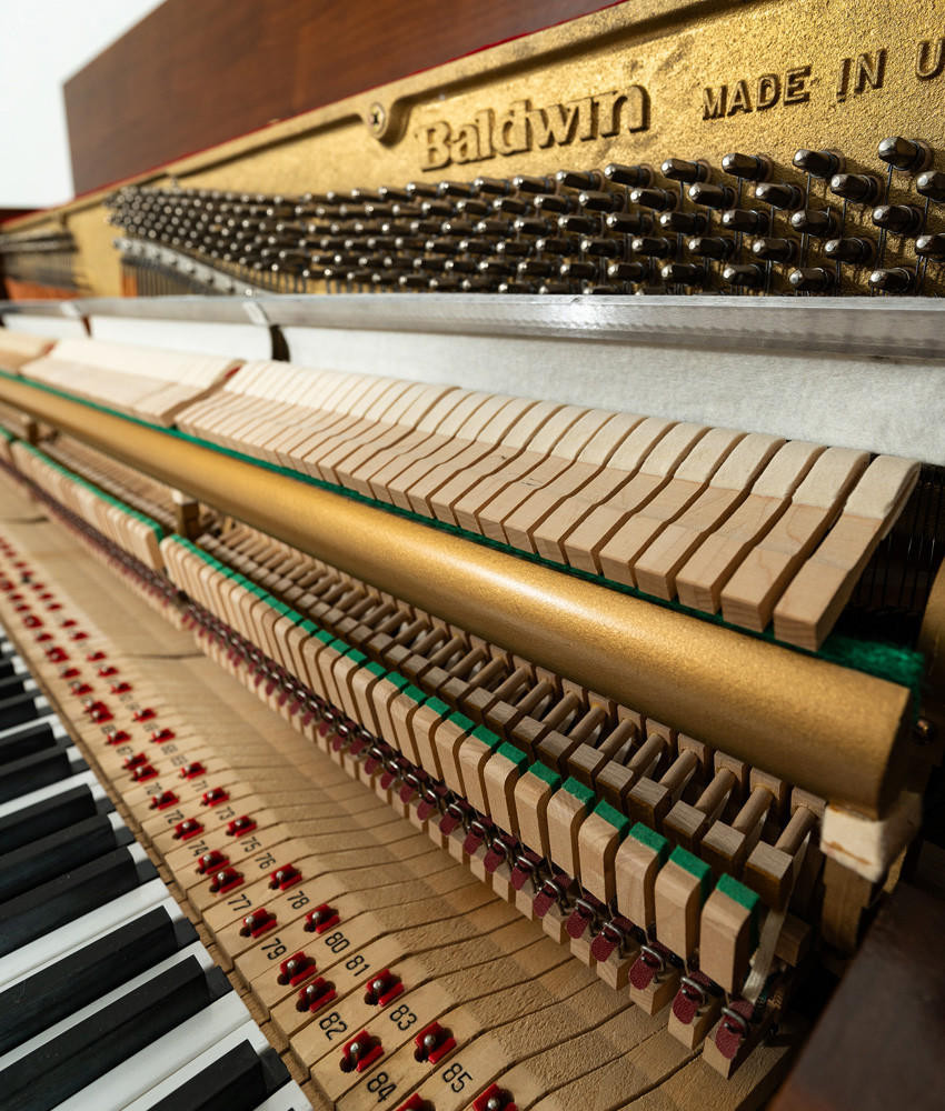 Baldwin 43 Acrosonic E-140 Upright Piano Walnut SN: 14846111