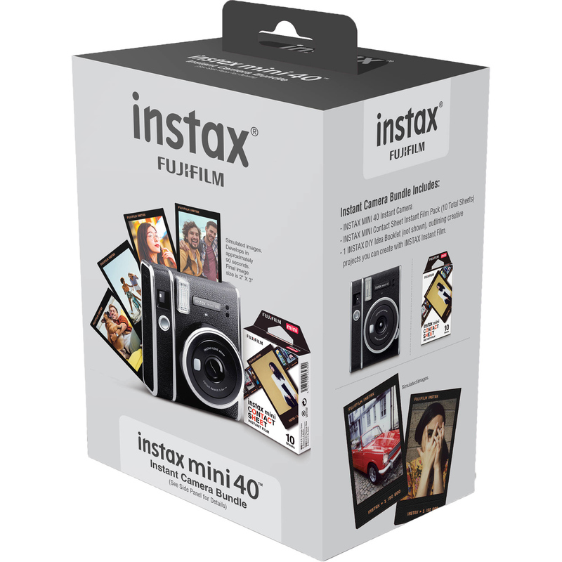 Fujifilm INSTAX Mini 40 Instant Camera Bundle  